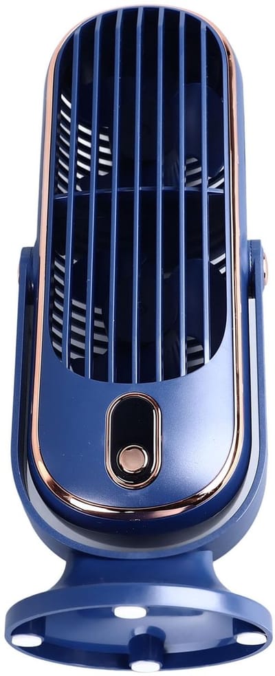 OmGoods - Dailygoody - Tafeltorenventilator - Draagbare Ventilator - 5 Snelheden - Blauwe Kleur - Bureauventilator - Koeling voor Thuiskantoor - Elektrische Tor...