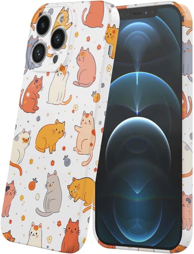 Smartphonica Telefoonhoesje Geschikt voor iPhone 12 Pro met Katten Opdruk - Flexibel Softcase TPU - Backcover Case Cats Design geschikt voor iPhone 12 Pro