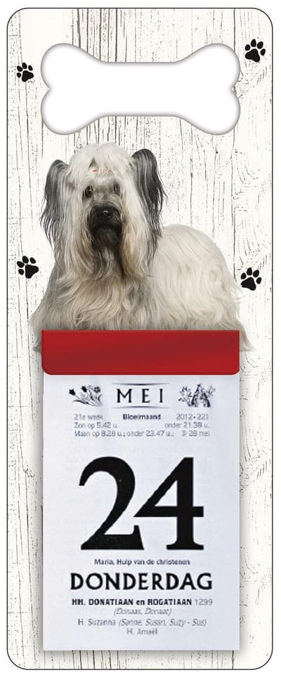 Scheurkalender 2027 Hond: Skye Terriër