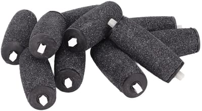 Dailygoods- Reservewielen 10 stuks - Vervangende rol voor voetvijl - Gebogen ontwerp - Polijstgereedschap - Verwijdert dode huid - Microabrasieve deeltjes - Pedicure Rol