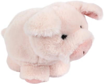 PIA Soft Toys - Pluche Knuffeldier - Varken - in balvorm - 15 cm
