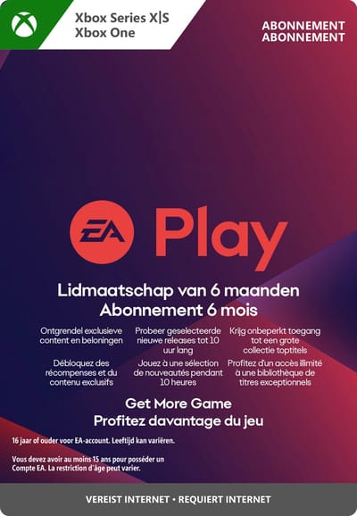 EA Play 6 Month - Xbox Series X|S/Xbox One - Subscription
