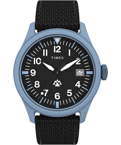 Timex Traprock TW2W34300 Horloge - Textiel - Zwart - Ø 43 mm