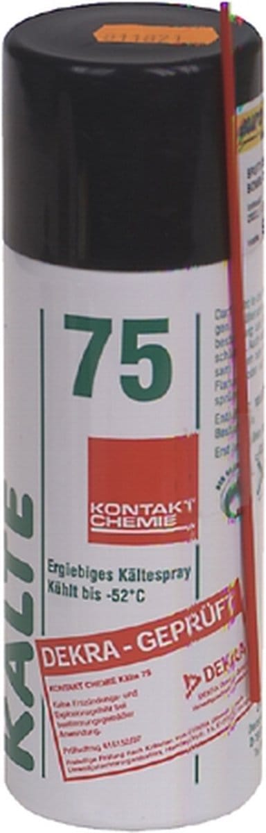 Kontakt Chemie – Kälte 75 koeler Spray – 200ml – niet brandbaar, tot -52°C