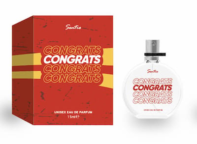 Sentio Unisex Eau de Parfum - 15 ml - Congrats! - Parfum Geschenkverpakking | Perfect als klein cadeautje! - Mini Parfumcadeau