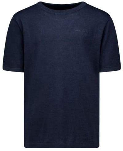 Knitted T-shirt Kinderen Dark Navy Blue 14