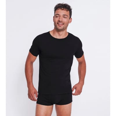 sloggi men GO ABC 2.0 O-Neck 2P Heren Ondershirt - Zwart - Maat L