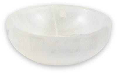 Seleniet oplaadschaal wit 8 cm