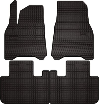 Wielganizator SolidPRO Serie - Rubberen Automatten - Tesla Model Y - Zwarte Kleur - Perfecte Pasvorm