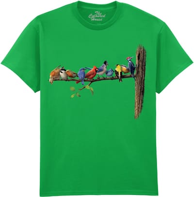 Vogels Birds The Coloured House T-shirt M