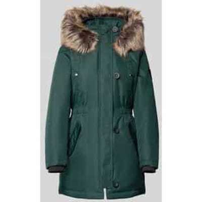 Regular fit parka met labelpatch, model 'IRIS'
