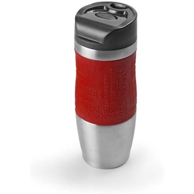 Isolerende beker - IBILI - 799904R - 400 ml - Rood - RVS en BPA-vrij plastic