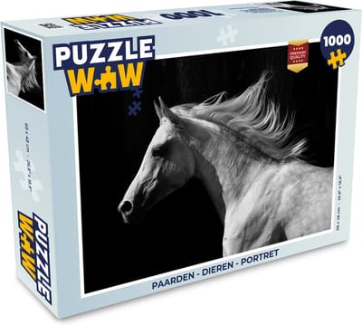 Puzzel Paarden - Dieren - Portret - Legpuzzel - Puzzel 1000 stukjes volwassenen