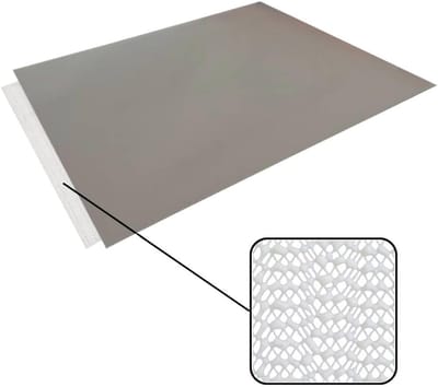 Roestvrijstalen Werkblad - Bakplank Keuken - Deeg Bereiden - Inclusief Antislipmat - 80x58 cm - Zilver
