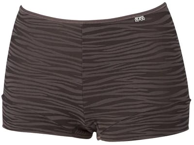 Dames boxershort Zebra - Microfiber - dames onderbroek - Bruin / S