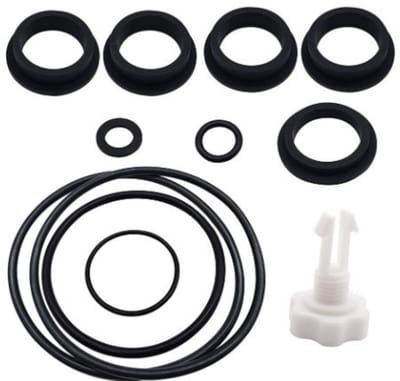 Reparatieset Filterpomp - Onderdelen Set - Zwembad Onderhoud - Complete Oplossing - 1 Set - Zwart