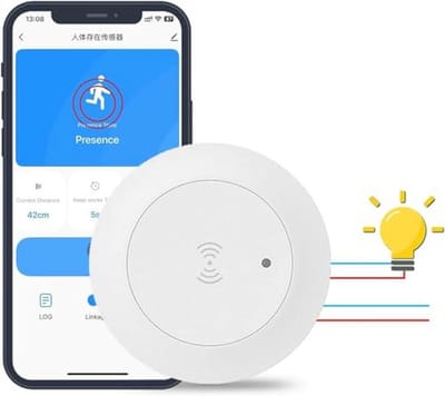 Intelligente Bewegingssensor met Automatische Aan-Uitschakeling en energiezuinige Lichtcontrole