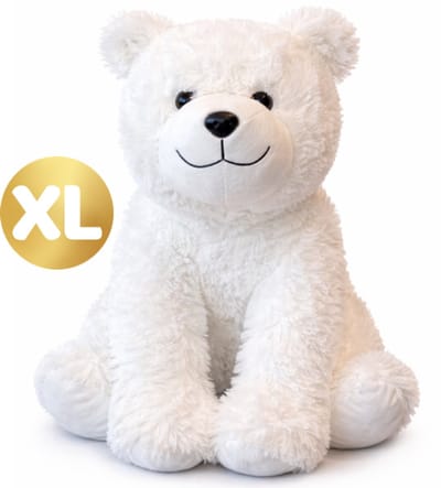 Topknuffels® IJsbeer Pluche Knuffel Dier XL 60 cm - Grote Speelgoed Knuffels voor Kinderen Jongens Meisjes