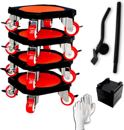 Complete Meubel Transport Set met Rollen en Lifter voor Zware Objecten - Draagkracht tot 300 kg