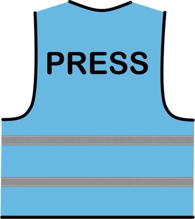 Press hesje lichtblauw