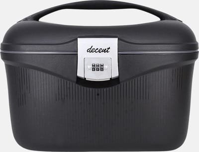 Decent SPORTIVO – Beautycase - Make Up koffer – Handbagage Reistas – Medicijnkist Waterbestendig - Opbergbox voor Pillen en Medicijnen - Nagelkoffer – ZWART