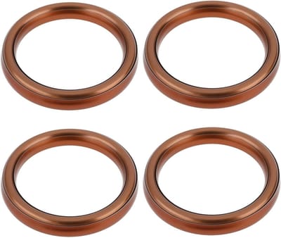 4 Stuks Koper Uitlaatpakking Ring Seal Geschikt voor Honda VFR750 VFR800 VTEC en Meer