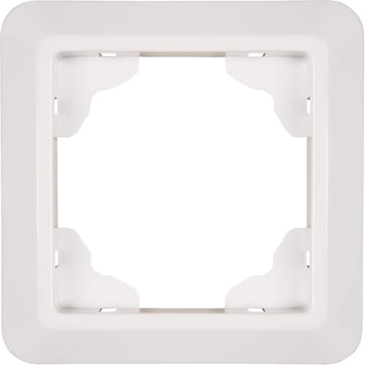 1-voudig afdekraam wit gepolijst voor stopcontact en schakelaar modern design