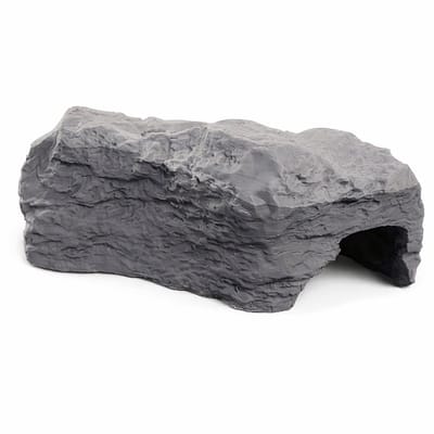 Reptielen Schuilgrot – 10 × 6 × 3,5 cm – Terrarium Grot – Schuilplaats voor Slangen, Baardagamen en Gekko's – Natuurlijke Rotslook