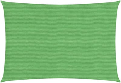 vidaXL - Zonnezeil - 160 - g/m² - 6x8 - m - HDPE - lichtgroen