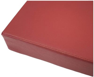 Bench Pad Kussen Comfortabel Bench Kussen 5 cm dik Katoen Tuin Bench Pad voor Tuin Patio Gazon Bank of Swing-Wijn rood 70×30×5cm (27×12×2in)