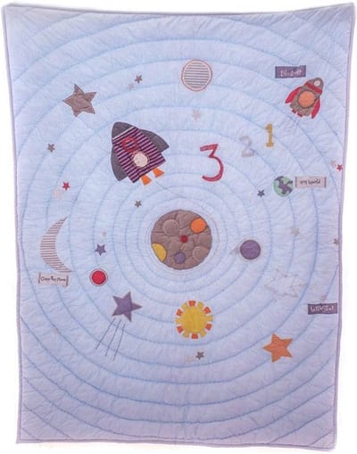 Bizzi Growin Babydeken Jongens 110 X 130 Cm Katoen Blauw