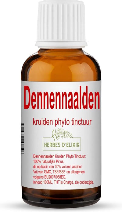 Herbes D’elixir Dennennaalden Tinctuur - 100 ml - 100% Natuurlijk - Kruidenextract