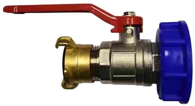 IBC Container Adapter S60 met 1 inch Kogelkraan