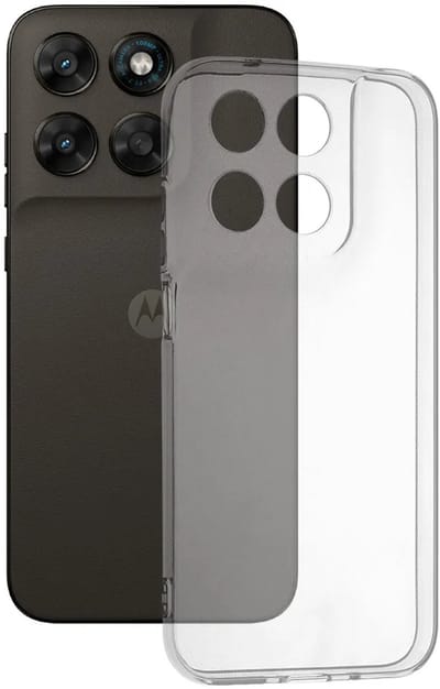 Hoesje geschikt voor Motorola Moto G77/G67 - Techsuit Clear Silicone Back Cover - Transparant