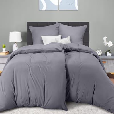 Unyqoos® Complete Luxe Bedtextiel Set van Microvezel met Ritssluiting - 4-Delige Set Inclusief Kussenslopen