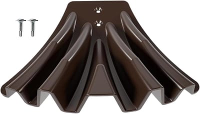 Regenwaterdispenser - Dakgoot omsteller - Waterbeheer - Versterkt PP materiaal - 14 x 11 x 3 cm - Koffie
