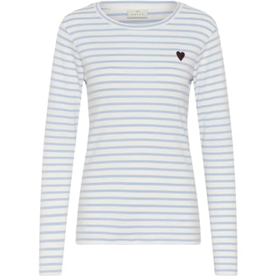 Dames-T-shirt met lange mouwen KAFFE Liddy