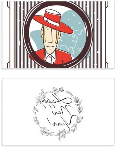 Nieuwjaarskaarten Set - Herdenkingskaarten Zegeningen - Berichten Schrijven - Dubbelzijdig Bedrukt - 200 Stuks - Rood