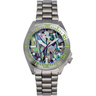 Shield Atlantic Abalone armbandhorloge met datum