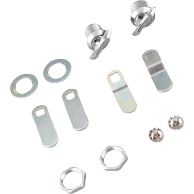 Offset Nokvergrendeling 5/8 inch Metalen Duimdraai RV Compartiment Opbergdeurslot voor Kast Brievenbus Lade white