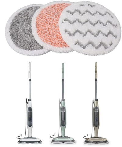 Dailygoody - Vervanging Pads - Wasbare Mop Pads - Krachtig Schrobben - 6 Stuks - Geschikt voor Stoommop - Voor Diverse Schoonmaakbehoeften