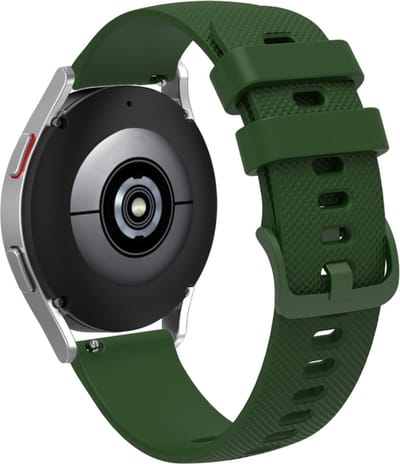 Siliconen bandje - geschikt voor Garmin Vivoactive 4 / Venu 2 / Venu 3 / Forerunner 255 / 265 - legergroen
