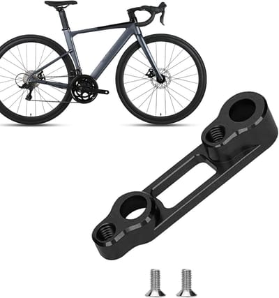 Remadapter Schijfrem - Fietsonderdeel Adapter - Racefiets Mountainbike - Aluminium Legering - Diverse Maten - Zwart