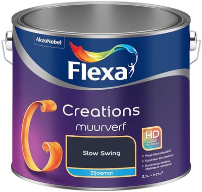 Flexa - Creations Muurverf Zijdemat - Slow Swing - Mengverf - 2,5 L