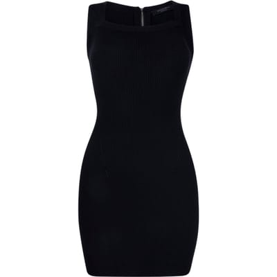 AllSaints Bardi Mini Dress Black Size: M | Mini Dresses Outlet | Dames | Zwart