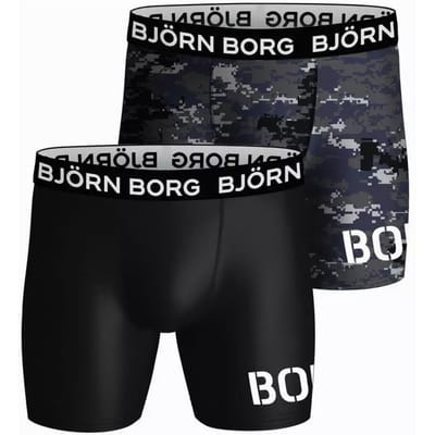 Björn Borg - Heren Onderbroeken 2-Pack Performance Boxers - Multi - Maat S