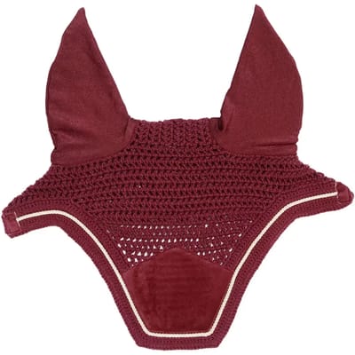 Kentucky Horsewear - Oornetje Wellington velvet bordeaux cob