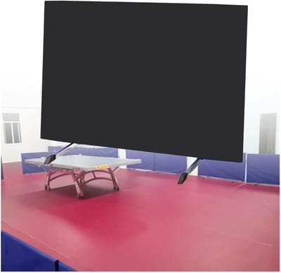 Tafeltennishek - Sport afscheiding - Zone verdelen - Opvouwbaar ontwerp - 140 x 75 cm - Zwart