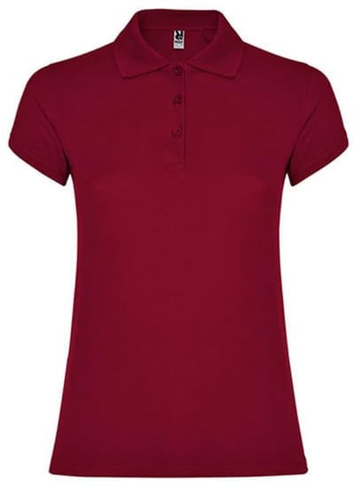 Roly - Star Dames Polo - Garnet Red 57 maat L