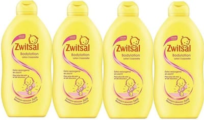 Zwitsal - Baby huidverzorging - Bodylotion - 400ml x 4